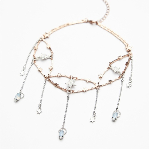 NEW Free People Nebula Rains Choker - Picture 2 of 5